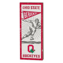 Ohio State Buckeyes Football Wood Sign - Flagladyusa