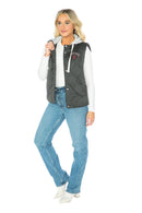 OHIO STATE BUCKEYES HEADLINER HOODED PUFFER VEST - Flagladyusa