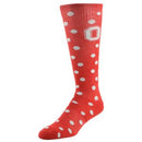 Ohio State Buckeyes Ladies Polka Dot Socks - Flagladyusa