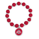 Ohio State Buckeyes Leah Bracelet - Flagladyusa