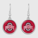 Ohio State Buckeyes Leah Earrings - Flagladyusa