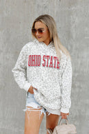 OHIO STATE BUCKEYES OVERSIZED SIDE - SLIT HOODED PULLOVER - Flagladyusa