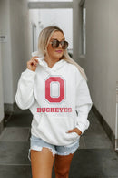 OHIO STATE BUCKEYES SEAL OF APPROVAL PREMIUM FLEECE HOODED PULLOVER - Flagladyusa