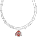 Ohio State Buckeyes Stella Necklace - Flagladyusa