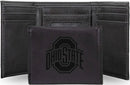 Ohio State Buckeyes Tri - Fold Wallet in Black - Flagladyusa
