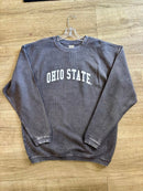 Ohio State Corded Crew Charcoal - Flagladyusa
