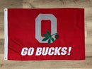 Ohio State Leaf & Nut "Go Bucks" Flags - Flagladyusa