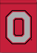 Ohio State Outlined Block O Banners - Flagladyusa