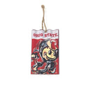 Ohio State University Corrugated Tin Ornament - Flagladyusa
