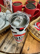 Ohio State University Leopard 20oz. Skinny Tumber - Flagladyusa