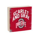 Ohio State University Plock, 6x6" - Flagladyusa