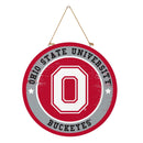 Ohio State University Round Door Décor - Flagladyusa