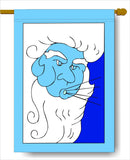 Old Man Winter Banner Flag 28 x 40 inch Winter - Flagladyusa