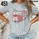 OSU Buckeyes College Tee - Alumni - Flagladyusa