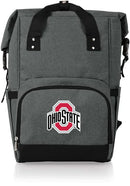 OSU Buckeyes On The Go Top Cooler Backpack (Heathered Gray) - Flagladyusa