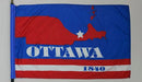 Ottawa County Ohio Flag - 3x5 Feet - Flagladyusa