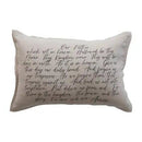 Our Father Linen Printed Lumbar Pillow w/ Poly Fill (24x16") - Flagladyusa