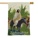 Palm Sunday Flags - Zechariah 9:9 - Flagladyusa