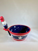 Patriotic Bowl w/ Knife - Flagladyusa