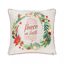 Peace on Earth Lighted Christmas Pillow - Flagladyusa