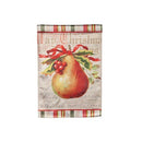 Pear and Pomegranate Lustre Garden Flag - Flagladyusa