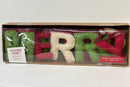 Peppermint Square 6Ft Felt Merry Christmas Garland - Flagladyusa