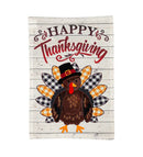 Pilgrim Turkey Burlap Garden Flag - Flagladyusa