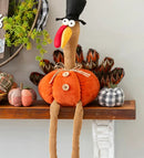 Plush Turkey Table Decor - Flagladyusa