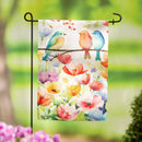 Poppies Moire Garden Flag - Flagladyusa