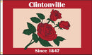 Printed Clintonville Roses Flag - Flagladyusa