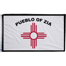 Pueblo of Zia Flags - Flagladyusa