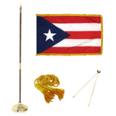 Puerto Rico Indoor Mounted Sets - Flagladyusa
