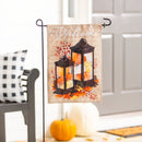 Pumpkin Lanterns Burlap Flag - Flagladyusa