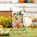 Pumpkin Patch Suede Garden Flag - Flagladyusa