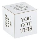 Quote Cube - Encouragement - Flagladyusa