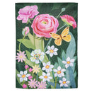 Ranunculus Romance Burlap Garden Flag - Flagladyusa