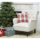 Red and Green Plaid Christmas Pillow - Flagladyusa