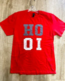 Red Softstyle OH - IO Tee Shirt - Flagladyusa