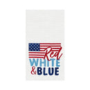 Red White and Blue Flag Towel - Flagladyusa