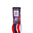 Red, White, and Blue Stars Windsock - Flagladyusa