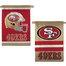 San Francisco 49ers Premium 2 - sided Vertical Flag - Flagladyusa