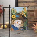 Scarecrow and Friends Applique Garden Flag - Flagladyusa