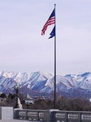 Sentry II Series Internal Reinforced w/ Cam Cleat Flagpoles - Flagladyusa