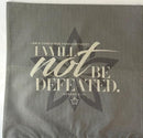 SG Faith Inspired Pillow Cover - "I Will Not Be Defeated" - Flagladyusa