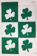 Shamrock Quilt Banner Flag 28 x 40 inch St. Patrick's Day - Flagladyusa