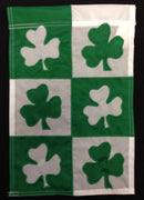 Shamrock Quilt Garden Flag Garden Flag 12 x 17 inches St. Patrick's Day - Flagladyusa
