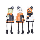 Sitting Trick - Or - Treaters Figurines (Set of 3) - Flagladyusa