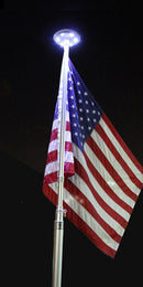 Solar Light for 15 - 25ft Flagpoles - Flagladyusa