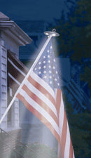 Solar Powered Light for Home - Mounted Flagpole - Flagladyusa