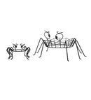 Spooky Spider Pumpkin Holders, set of 2 - Flagladyusa